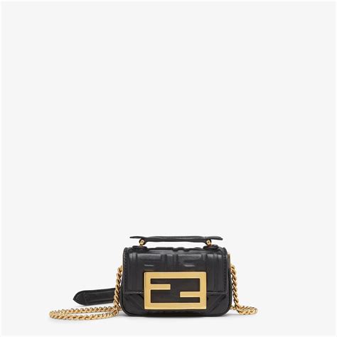 fendi bauletto|fendi nano baguette.